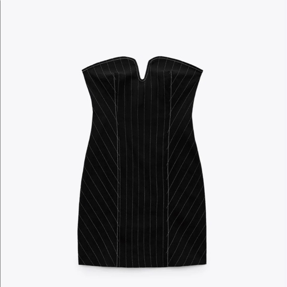 Beautiful mini pinstripe dress - Picture 5 of 9